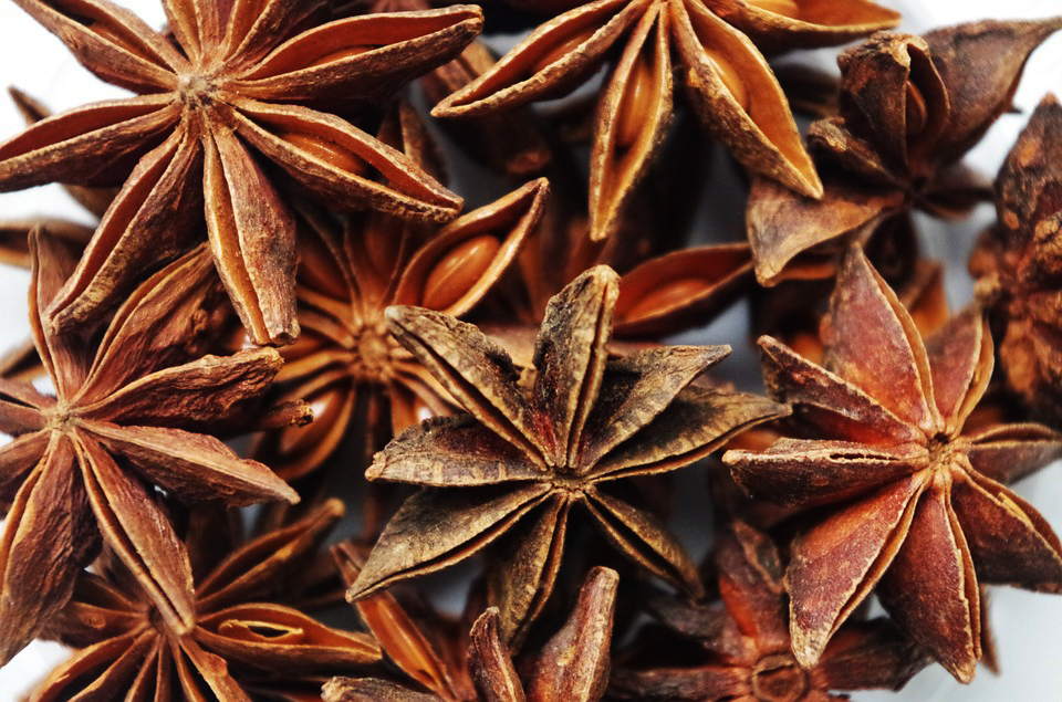 Badiane Anis étoilé Huile essentielle bio alimentaire pour la cuisine